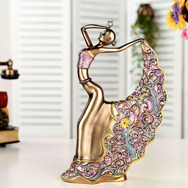 european home decoration creative peacock dance woman tv ark resin crafts display valentine's day gift
european home decoration creative peacock dance woman tv ark resin crafts display valentine's day gift