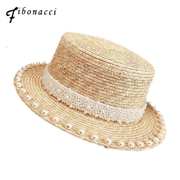 fibonacci 2019 new pearl decoration sun hat for women flat jazz fedoras panama summer straw hat brief blue girdle beach hats y200602, Blue;gray
fibonacci 2019 new pearl decoration sun hat for women flat jazz fedoras panama summer straw hat brief blue girdle beach hats y200602, Blue;gray