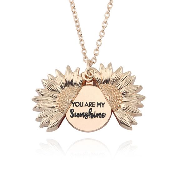 new europe and america women sunflower double-layer lettering necklace flower short clavicle chain girls charm jewelry, Silver
new europe and america women sunflower double-layer lettering necklace flower short clavicle chain girls charm jewelry, Silver