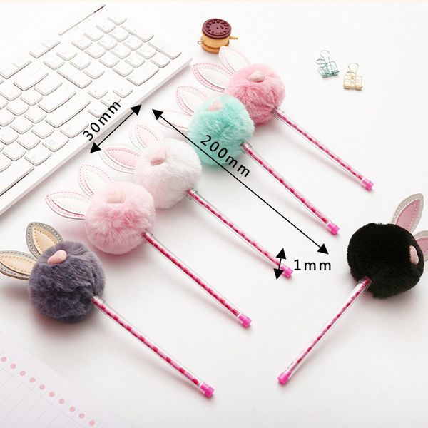 симпатичный плюшевый кролик уши гелевая ручка 0.5mm kawaii black ink нейтральные ручки для детей девочек writing школьные принадлежности кор
симпатичный плюшевый кролик уши гелевая ручка 0.5mm kawaii black ink нейтральные ручки для детей девочек writing школьные принадлежности кор