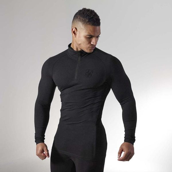 muscle brother autumn fitness outdoor training running long sleeve casual sports semi-zipper men's a generation of fat, White;black
muscle brother autumn fitness outdoor training running long sleeve casual sports semi-zipper men's a generation of fat, White;black