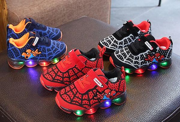 Spiderman Kids Boys Спортивные кроссовки Детская светящаяся детская обувь Chaussure Enfant Girls Shoe
Spiderman Kids Boys Спортивные кроссовки Детская светящаяся детская обувь Chaussure Enfant Girls Shoe