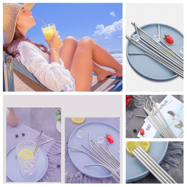 creative drinking straw stainless steel straw outdoor portable reusable bend straight metal straw bar accessories t2i5266
creative drinking straw stainless steel straw outdoor portable reusable bend straight metal straw bar accessories t2i5266