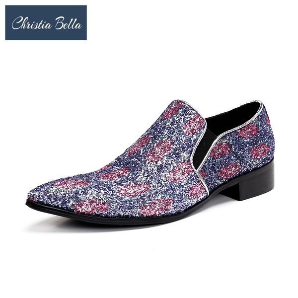 christia bella simplicity fashion brilliant sequins real leather men shoes big size pointed toe slip on formal party dress shoes, Black
christia bella simplicity fashion brilliant sequins real leather men shoes big size pointed toe slip on formal party dress shoes, Black