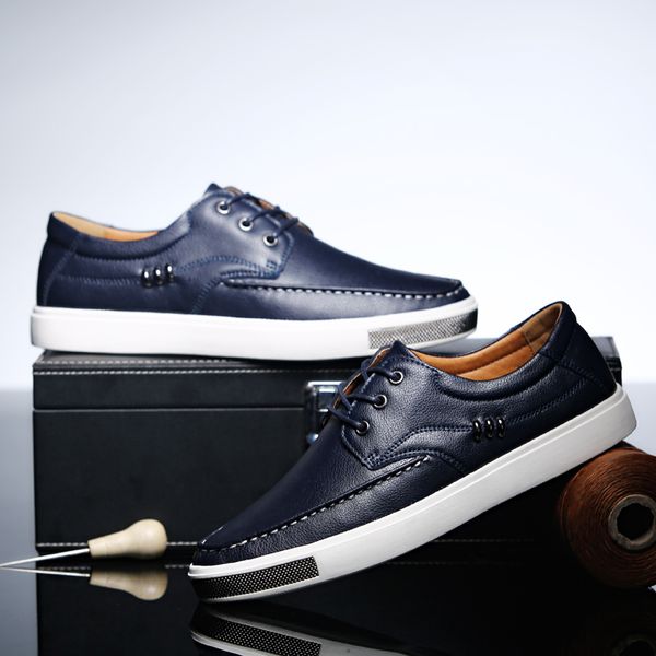 vogue men original luxury leather shoes flats fashion classic casual shoes light outdoor waterproof leisure, Black
vogue men original luxury leather shoes flats fashion classic casual shoes light outdoor waterproof leisure, Black