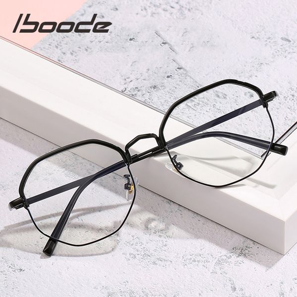 iboode polygonal metal half frame glasses women fashion anti blue light blocking computer eyeglasses men eyewear spectacle frame, White;black
iboode polygonal metal half frame glasses women fashion anti blue light blocking computer eyeglasses men eyewear spectacle frame, White;black