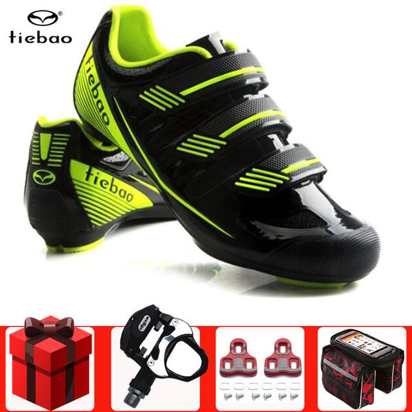 tiebao road cycling shoes add pedal set men outdoor sport bicycle shoes self-locking professional racing zapatillas ciclismo, Black
tiebao road cycling shoes add pedal set men outdoor sport bicycle shoes self-locking professional racing zapatillas ciclismo, Black
