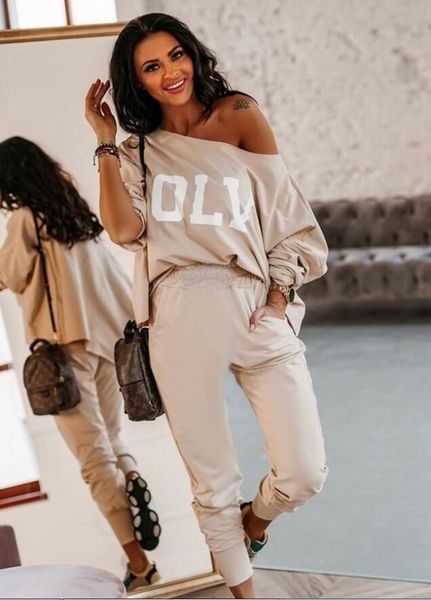 apricot women's two piece pants spring tracksuit sweater+trousers women print letter hoodies women 2pc set womens set female suits, White
apricot women's two piece pants spring tracksuit sweater+trousers women print letter hoodies women 2pc set womens set female suits, White