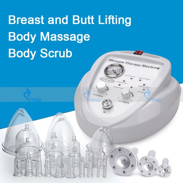 portable breast enlargement pump cup breast sucking vacuum therapy buttocks lifting machine lymphatic drainage vibration massage home use