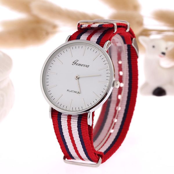 geneva dial nylon sport watches fashion men women casual quartz wristwatch lady luxury unique couple gift clock water proof wholesale, Slivery;brown
geneva dial nylon sport watches fashion men women casual quartz wristwatch lady luxury unique couple gift clock water proof wholesale, Slivery;brown