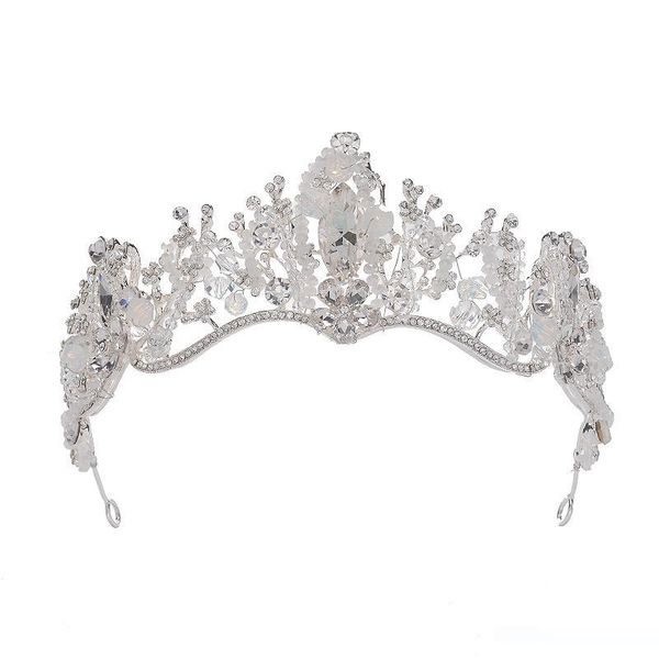 eseres baroque luxury silver crystal tiara for queen bridal accessories women headbands girls hair jewelry, Golden;white
eseres baroque luxury silver crystal tiara for queen bridal accessories women headbands girls hair jewelry, Golden;white