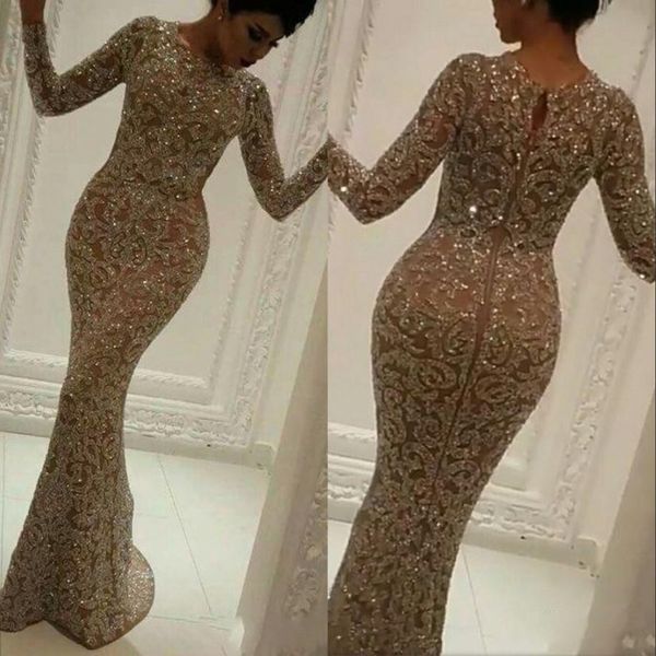 arabic full sequined prom dress bateau neckline beads long sleeves celebrity party gowns mermaid vestidos de fiesta evening dress, Black
arabic full sequined prom dress bateau neckline beads long sleeves celebrity party gowns mermaid vestidos de fiesta evening dress, Black