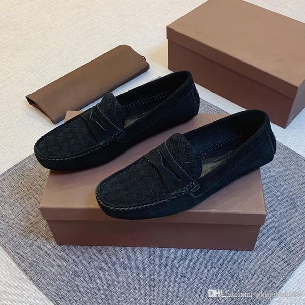luxury men dress shoes 2020 new genuine leather weaving fashion peas shoes men's flat casual shoes with original box, Black
luxury men dress shoes 2020 new genuine leather weaving fashion peas shoes men's flat casual shoes with original box, Black
