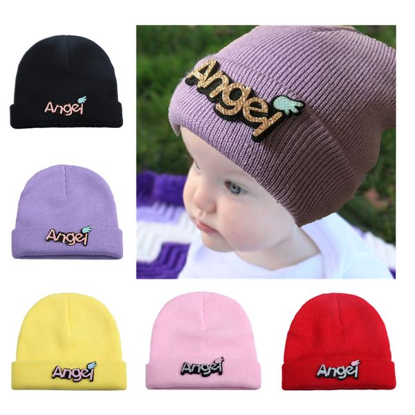 baby boys girls knitted caps angel letter print wool yarn hats autumn winter cotton beanies solid color, Yellow
baby boys girls knitted caps angel letter print wool yarn hats autumn winter cotton beanies solid color, Yellow