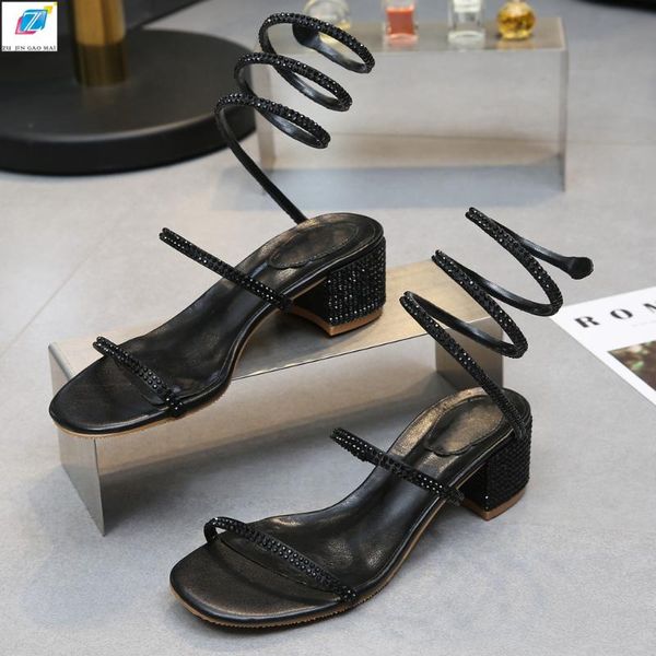 serpentine square heel sandals women black satin cloth shining rhinestones thick heel women shoes fashion fairy sandals
serpentine square heel sandals women black satin cloth shining rhinestones thick heel women shoes fashion fairy sandals