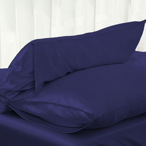 imitated silk pillow cover rectangle bed pillow case decorative pillowcase