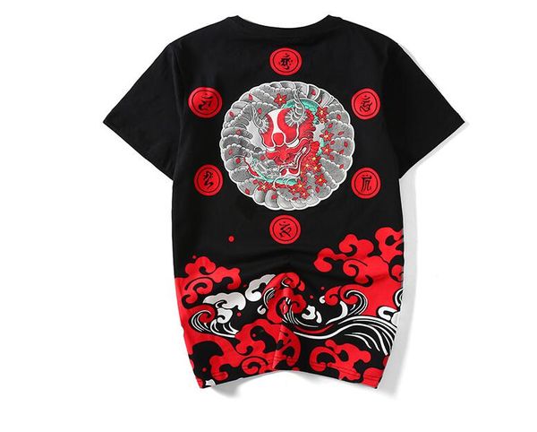 japanese tide brand harajuku style ukiyo-e demons wave cotton loose big yards summer new men's short-sleeved t-shirt, White;black
japanese tide brand harajuku style ukiyo-e demons wave cotton loose big yards summer new men's short-sleeved t-shirt, White;black