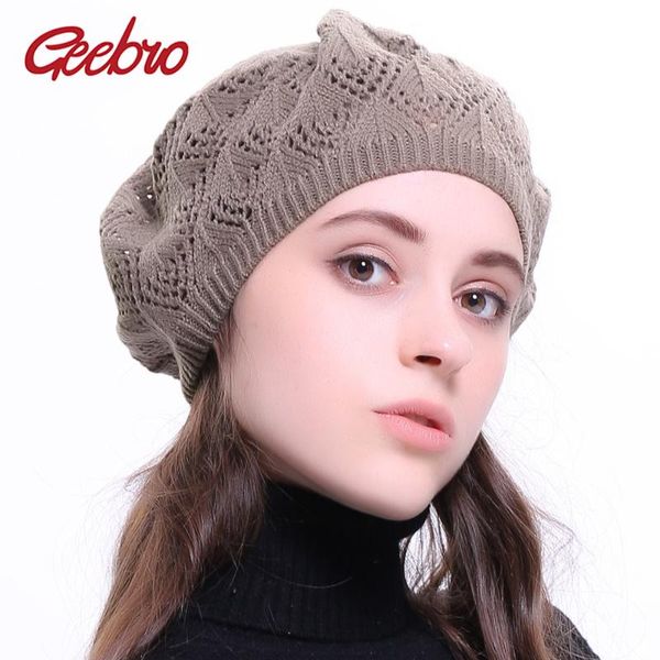 geebro women's plain color knit beret hat spring casual thin acrylic berets for women ladies french artist beanie beret hats, Blue;gray
geebro women's plain color knit beret hat spring casual thin acrylic berets for women ladies french artist beanie beret hats, Blue;gray
