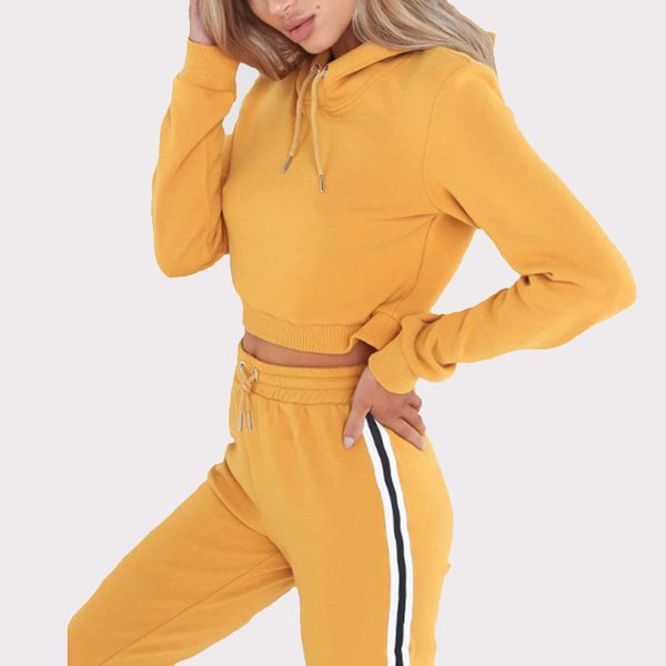 ljqlion two piece set hoodies for women solid hooded lumbar short black and white striped stitching pants sportswear, Gray
ljqlion two piece set hoodies for women solid hooded lumbar short black and white striped stitching pants sportswear, Gray