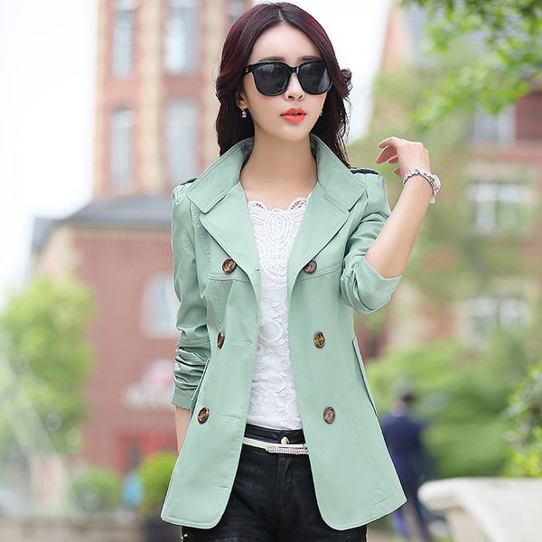 2017 spring and autumn new women's windbreaker women's casual double-breasted fashion coat windbreaker raincoats 12 3, Tan;black
2017 spring and autumn new women's windbreaker women's casual double-breasted fashion coat windbreaker raincoats 12 3, Tan;black