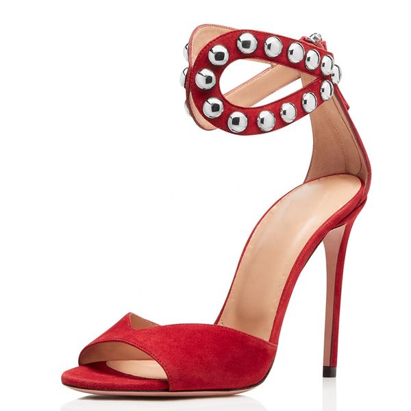 metal studs red high heels sandals women peep toe evening shoes stiletto heels ladies summer studded shoes large size 2020, Black
metal studs red high heels sandals women peep toe evening shoes stiletto heels ladies summer studded shoes large size 2020, Black