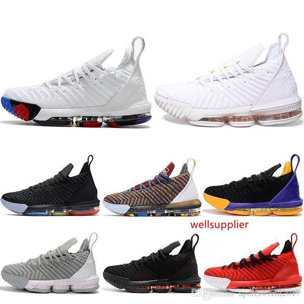 new 2019 16 16s mens basketball shoes 1 thru 5 i promise king oreo fresh bred triple black lakers sports sneakers 7-12 
new 2019 16 16s mens basketball shoes 1 thru 5 i promise king oreo fresh bred triple black lakers sports sneakers 7-12