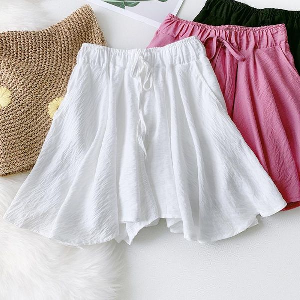 lace up high waist short mini skirt women summer thin black and white fashion skirt with underpants puffy big swing pantskirt
lace up high waist short mini skirt women summer thin black and white fashion skirt with underpants puffy big swing pantskirt