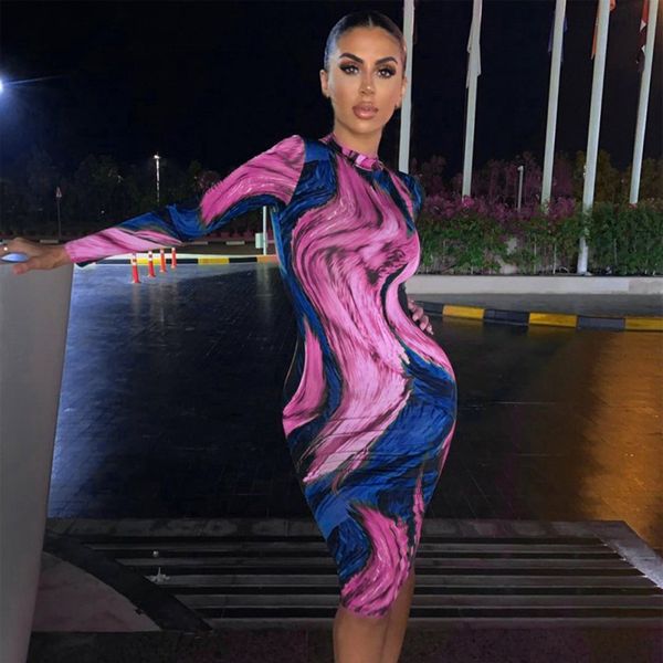 package hip dress long-sleeved printing women dress fashion female vestidos, Black;gray
package hip dress long-sleeved printing women dress fashion female vestidos, Black;gray