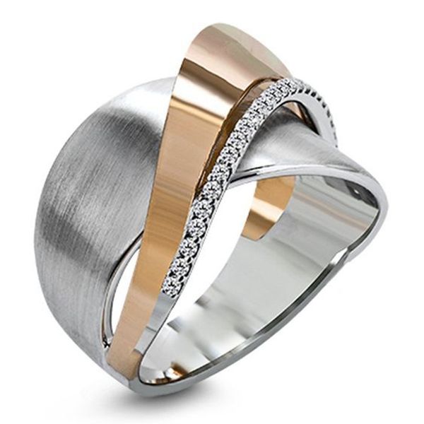 5pcs us european brand creative two-tone romantic bride engagement anniversary ring boutique luxury christmas mother's day gift, Silver
5pcs us european brand creative two-tone romantic bride engagement anniversary ring boutique luxury christmas mother's day gift, Silver