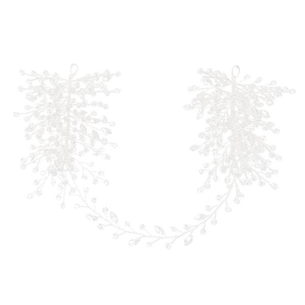 handmade silver rhinestone pearls wedding hair jewelry headband bridal headpiece hair accessories, Golden;white
handmade silver rhinestone pearls wedding hair jewelry headband bridal headpiece hair accessories, Golden;white