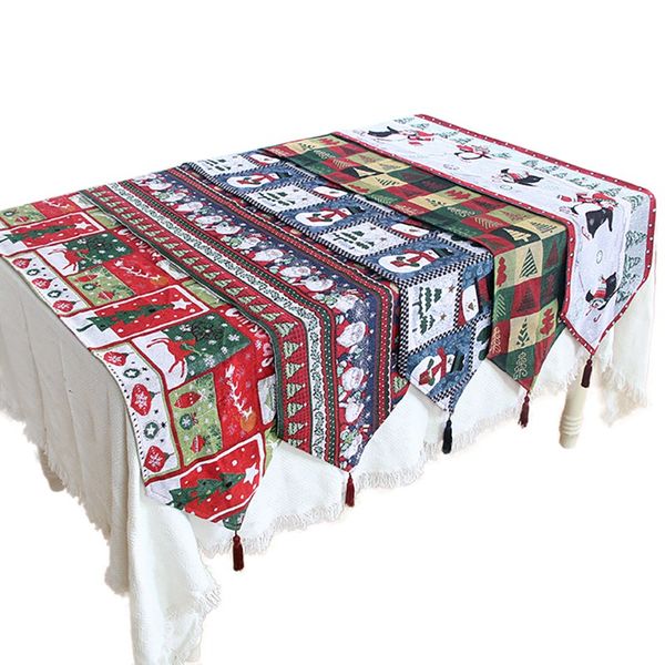 christmas new year embroidery santa claus snowman table runner flag washable dining table cover for party banquet decorationhf
christmas new year embroidery santa claus snowman table runner flag washable dining table cover for party banquet decorationhf