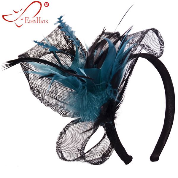 women's sinamay & feather fascinator headband headwear hair accessories s10-1518
women's sinamay & feather fascinator headband headwear hair accessories s10-1518