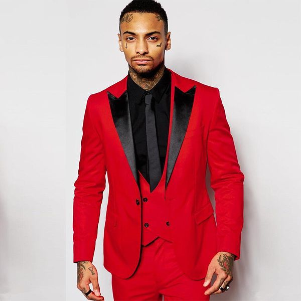 mens suits (jackets+vest+pants) new men suits slim custom fit groom tuxedos fashion bridegroom business dress wedding red suits blazer, White;black
mens suits (jackets+vest+pants) new men suits slim custom fit groom tuxedos fashion bridegroom business dress wedding red suits blazer, White;black