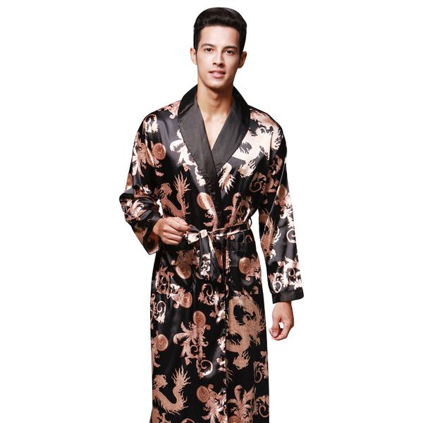 qweek mens bathrobe mens silk pajamas dragon print peignoir homme summer sleepwear satin ropa hombre 2020, Black;brown
qweek mens bathrobe mens silk pajamas dragon print peignoir homme summer sleepwear satin ropa hombre 2020, Black;brown