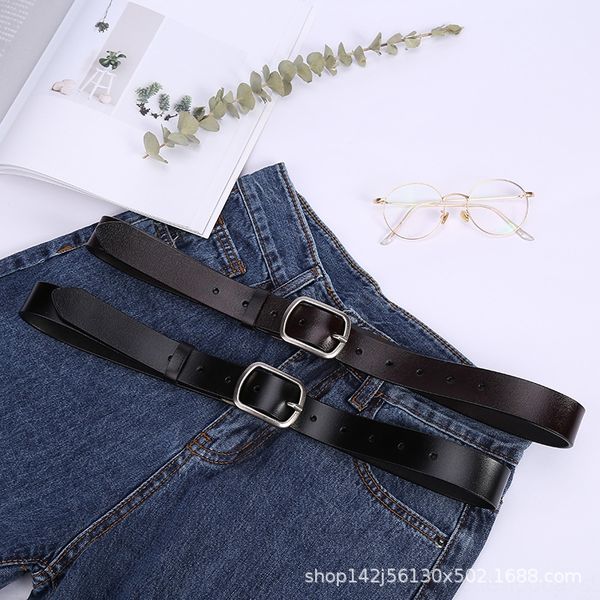 2020 genuine 2020 genuine leather women' belt decoration leather women's belt cowhide women's simple all-match decoration, Black;brown
2020 genuine 2020 genuine leather women' belt decoration leather women's belt cowhide women's simple all-match decoration, Black;brown