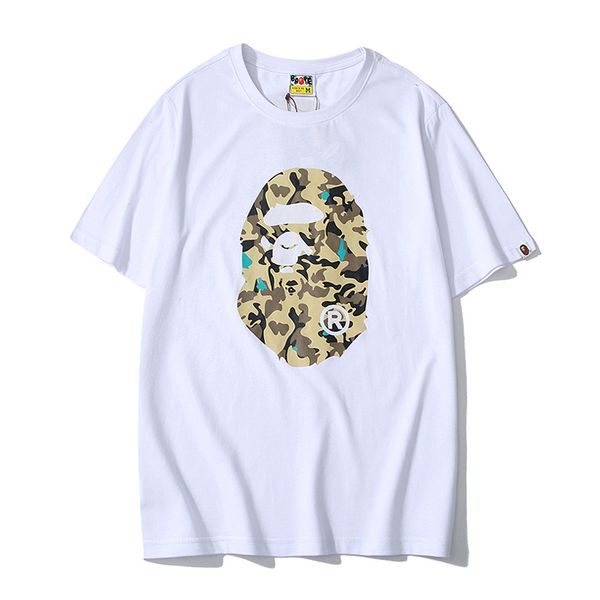 classic tide brand t-shirt mens designer t-shirt luxury fashion slim short-sleeved ape-man camouflage print t-shirt street hip-hop t shirt, White;black
classic tide brand t-shirt mens designer t-shirt luxury fashion slim short-sleeved ape-man camouflage print t-shirt street hip-hop t shirt, White;black