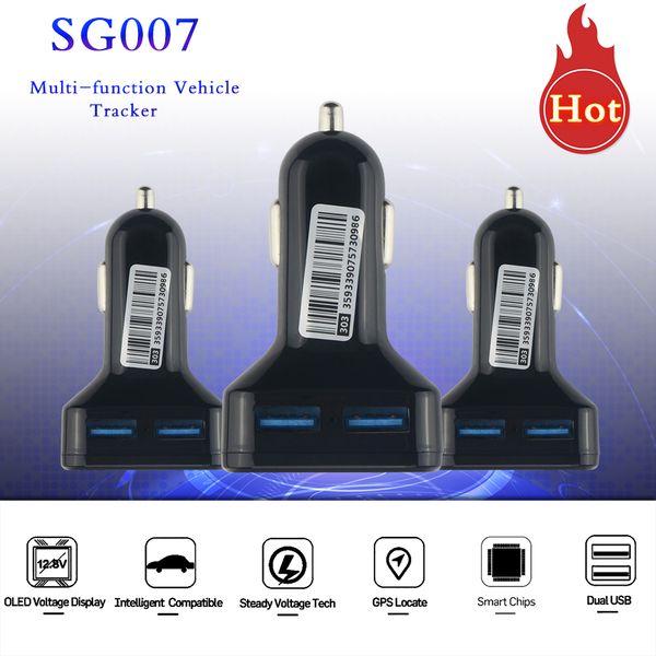 sg007 car charger gps tracker gps gsm wifi lbs real-time tracking device with receiver call sms voice monitoring recorder
sg007 car charger gps tracker gps gsm wifi lbs real-time tracking device with receiver call sms voice monitoring recorder