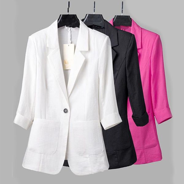 suit women's 3/4 sleeves women blazers 2020 spring and summer new suits slim casual fashion jacket thin section, White;black
suit women's 3/4 sleeves women blazers 2020 spring and summer new suits slim casual fashion jacket thin section, White;black