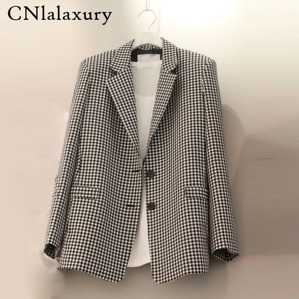 vintage single breasted plaid women blazer pockets jackets female retro suits coat feminino blazers outerwear high quality, White;black
vintage single breasted plaid women blazer pockets jackets female retro suits coat feminino blazers outerwear high quality, White;black