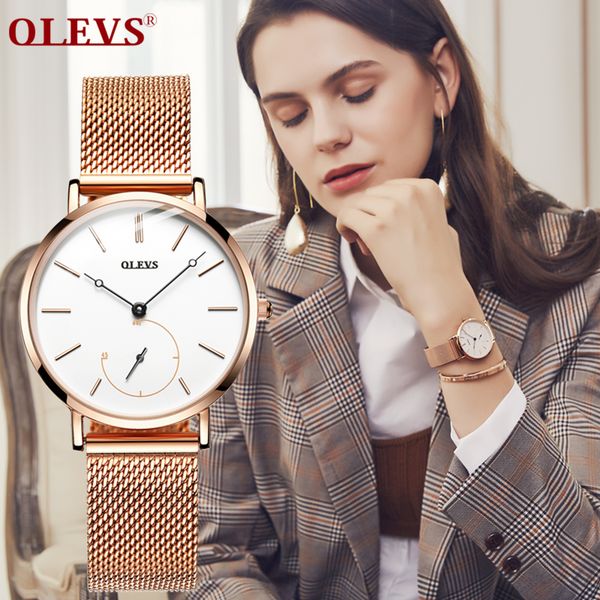 olevs fashion small dial ultra-thin waterproof women's watch luxury stainless steel quartz watch love girl gift, Slivery;brown
olevs fashion small dial ultra-thin waterproof women's watch luxury stainless steel quartz watch love girl gift, Slivery;brown