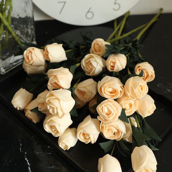 5pcs/lot 6heads tulip bunch pe fake flower for home autumn wedding party decoration foam rose artificial flower bouquet
5pcs/lot 6heads tulip bunch pe fake flower for home autumn wedding party decoration foam rose artificial flower bouquet