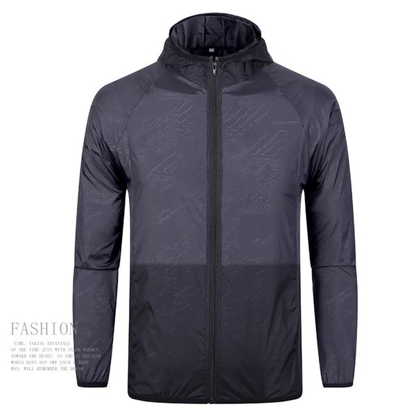 Mens Summer Designer Solid Color Jackets Hooded Long Sleeve Sun Protection Thin Clothing Fashion Loose Casual Apparel 
Mens Summer Designer Solid Color Jackets Hooded Long Sleeve Sun Protection Thin Clothing Fashion Loose Casual Apparel