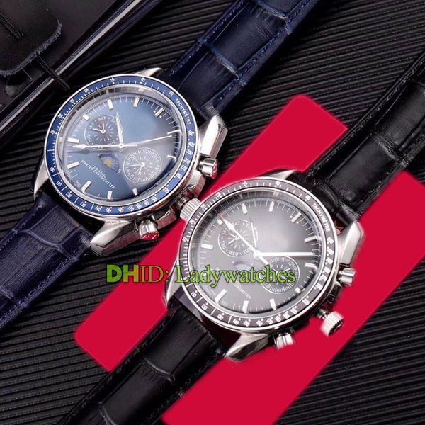 sports mens watches mechanical automatic movement watch blue dial moon phase montre de luxe black leather strap wristwatches reloj de lujo, Slivery;brown
sports mens watches mechanical automatic movement watch blue dial moon phase montre de luxe black leather strap wristwatches reloj de lujo, Slivery;brown