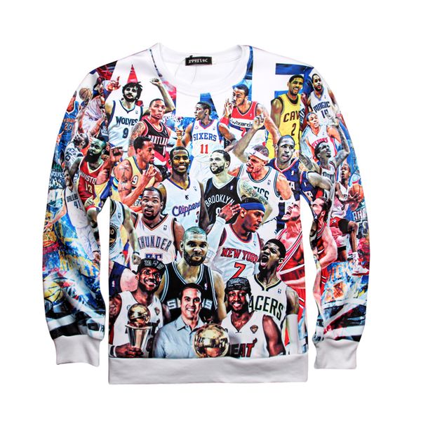 Superstars Sweatshirt 3D Curry Kobe Iverson Hoodies Men Casual Shirt 2016 Winter Unisex Pullovers Long Sleeve Jersey
Superstars Sweatshirt 3D Curry Kobe Iverson Hoodies Men Casual Shirt 2016 Winter Unisex Pullovers Long Sleeve Jersey