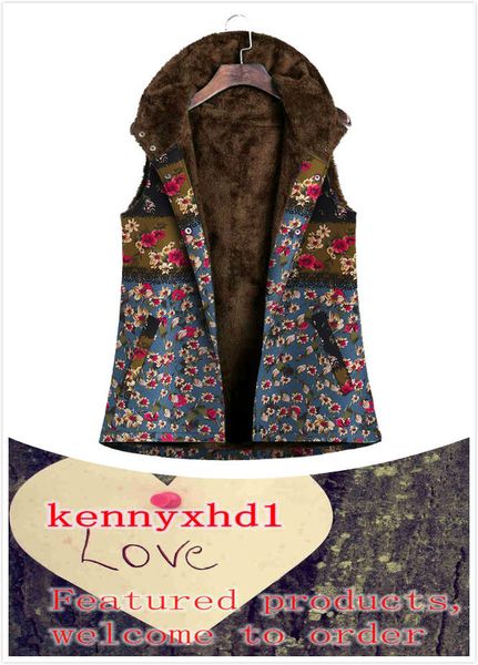 new cotton linen printing plus velvet sleeveless hooded cotton vest plus size women's warm jacket, Black;white
new cotton linen printing plus velvet sleeveless hooded cotton vest plus size women's warm jacket, Black;white