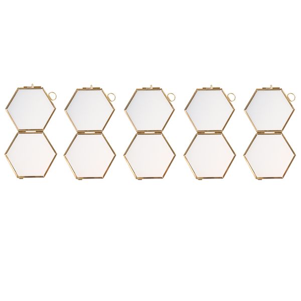 5pcs hanging glass hexagon p picture frame artwork holder 8.8x8.5cm
5pcs hanging glass hexagon p picture frame artwork holder 8.8x8.5cm