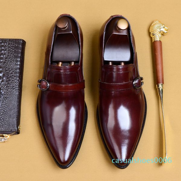 qyfcioufu 2019 new men genuine leather shoes pointed toe man flat classic men dress shoes buckle italian formal oxford us 11.5 c06, Black
qyfcioufu 2019 new men genuine leather shoes pointed toe man flat classic men dress shoes buckle italian formal oxford us 11.5 c06, Black