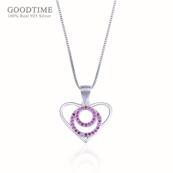 fashion women pure 925 sterling silver necklaces clavicle rose gold heart shape zircon pendant necklaces chain jewelry accessory
fashion women pure 925 sterling silver necklaces clavicle rose gold heart shape zircon pendant necklaces chain jewelry accessory