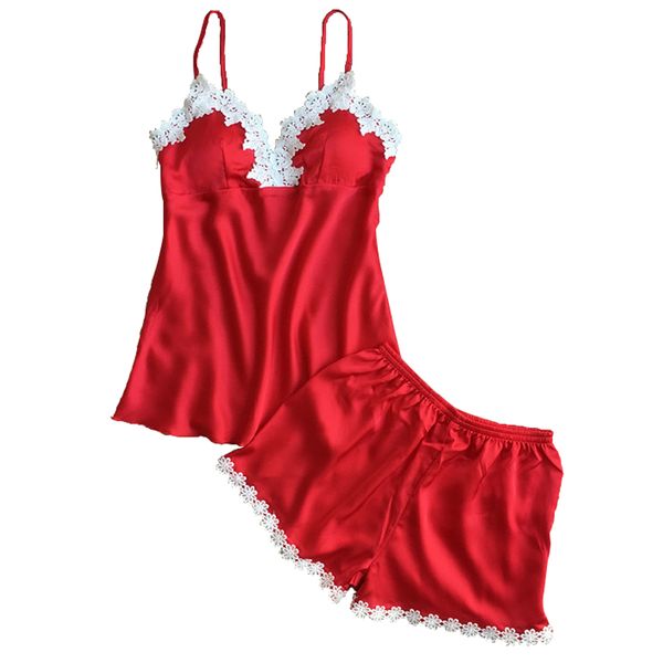 2019 summer pajamas sets for women red sleeveless lace lingerie pyjamas satin sleepwear pijama sets female home suit, Blue;gray
2019 summer pajamas sets for women red sleeveless lace lingerie pyjamas satin sleepwear pijama sets female home suit, Blue;gray