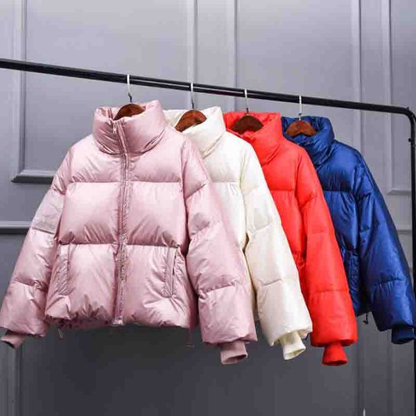 women down jacket 2019 winter jacket women stand collar loose short down coat white duck puffer thicken parka, Black
women down jacket 2019 winter jacket women stand collar loose short down coat white duck puffer thicken parka, Black